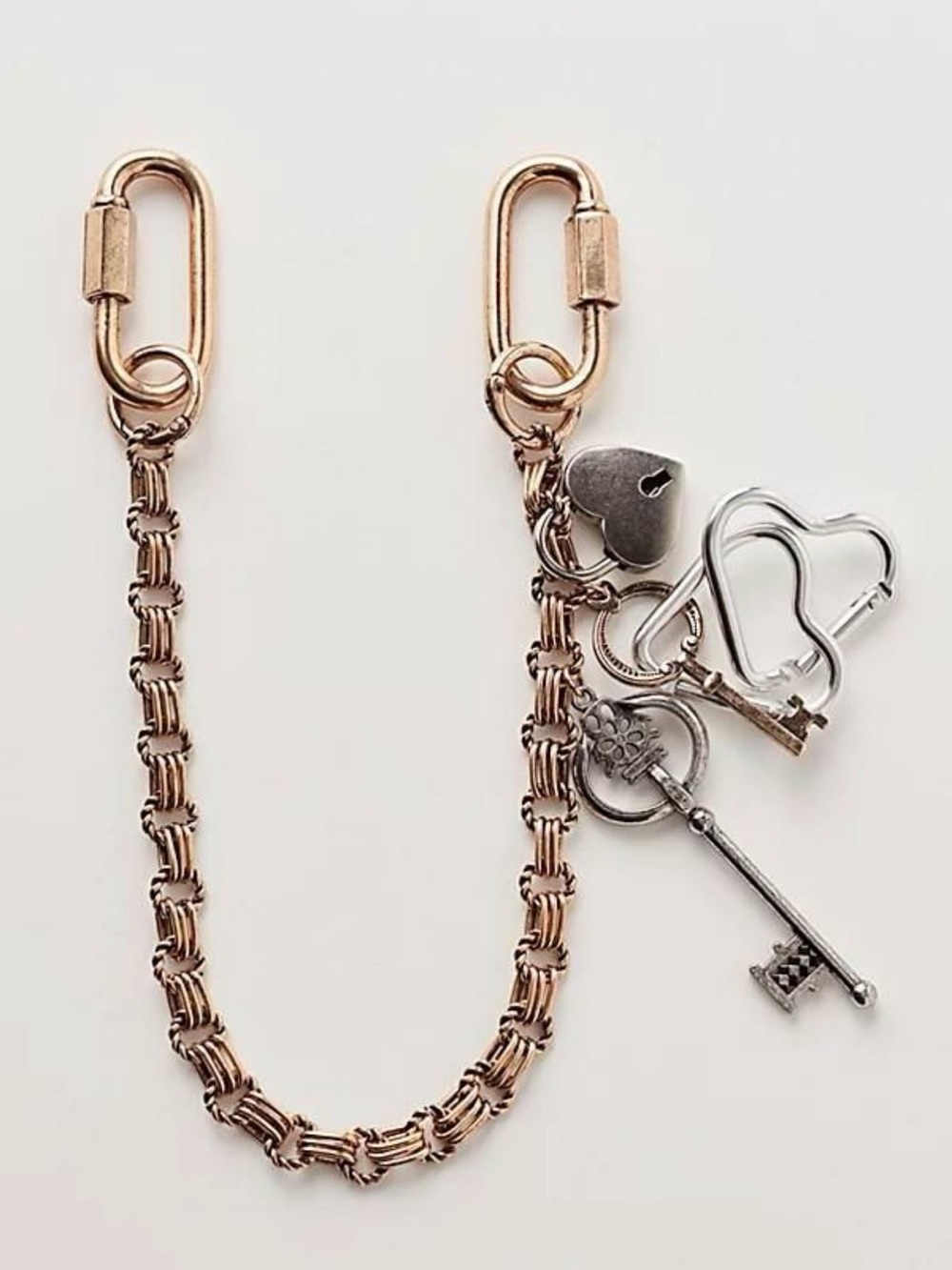 Free People Swag Silver and Gold Bag Charm